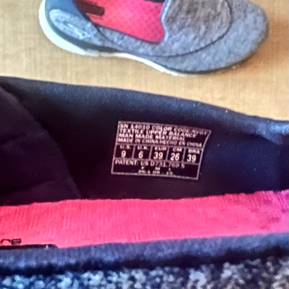 Skechers Go Flex Walk Gray Goga Mat Shoes - Picture 7 of 8